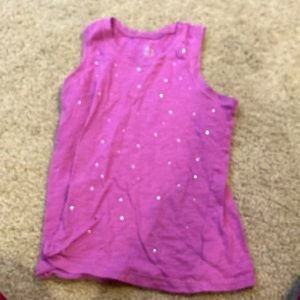 Purple child tank top
